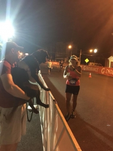 Puppy at Finish!